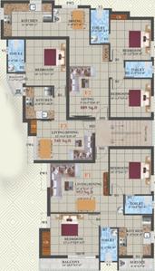 Shree Sanjeev Divine Divine Cluster Plan For 1st Floor 1