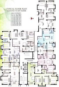 Project Image of 1077.0 - 1149.0 Sq.ft 2.5 BHK Apartment for buy in Rohra Green Phase II