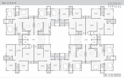 Project Image of 666.39 - 902.45 Sq.ft 2 BHK Apartment for buy in Milestone Dove Deck Phase 1
