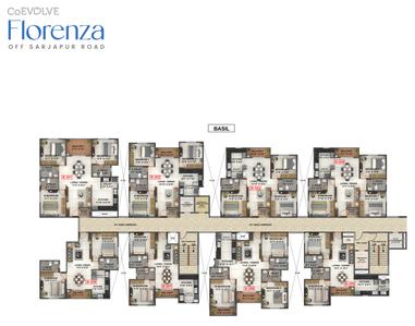 Project Image of 1479.0 - 1562.0 Sq.ft 3 BHK Apartment for buy in Coevolve Florenza