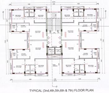 Project Image of 660.69 - 736.36 Sq.ft 2 BHK Apartment for buy in Vrusha Platinum