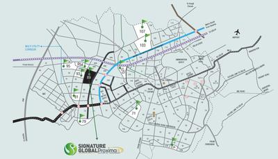 Project Image of 581.39 - 598.22 Sq.ft 2 BHK Apartment for buy in Signature Global Global Proxima II