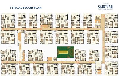 Project Image of 1269.0 - 2023.0 Sq.ft 2 BHK Apartment for buy in Amrutha Sarovar