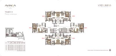 Project Image of 945.62 - 2505.86 Sq.ft 2 BHK Apartment for buy in AVINEA