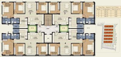 Project Image of 848.0 - 1062.0 Sq.ft 2 BHK Apartment for buy in Provident Freedom