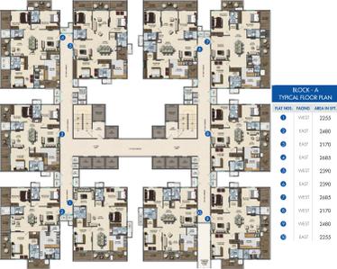 Project Image of 2170.0 - 2685.0 Sq.ft 3 BHK Apartment for buy in Lansum Oxygen Towers
