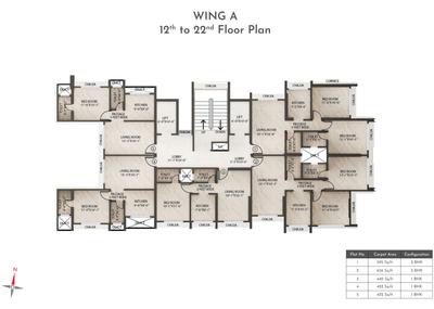 Project Image of 405.0 - 636.0 Sq.ft 1 BHK Apartment for buy in Nirmiti Seasons