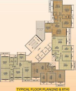 Project Image of 344.0 - 515.0 Sq.ft 2 BHK Apartment for buy in Asian Galaxy B Wing