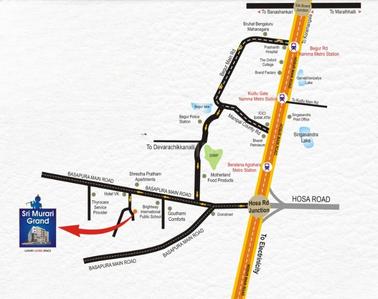 Project Image of 980.0 - 1450.0 Sq.ft 2 BHK Apartment for buy in Sri Murari Grand