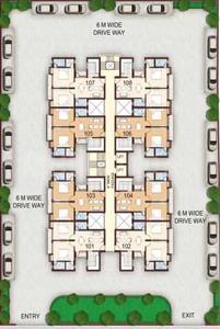 Project Image of 1000.0 - 1500.0 Sq.ft 2 BHK Apartment for buy in Mega Dream Home