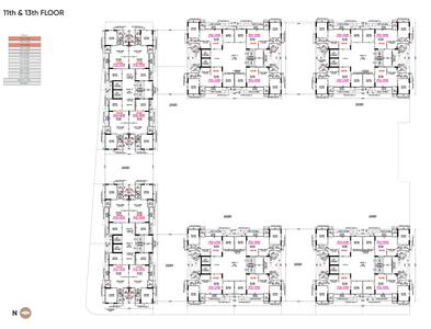 Project Image of 649.6 - 653.8 Sq.ft 2 BHK Apartment for buy in Clover Santora