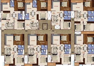 Project Image of 1100.0 - 1235.0 Sq.ft 2 BHK Apartment for buy in AR Srikanth Calista