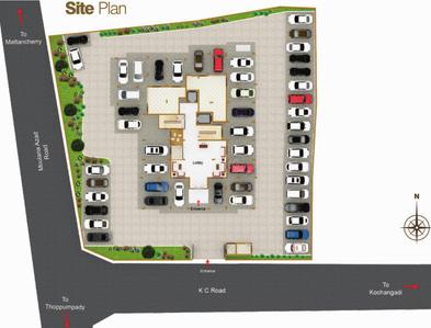 Project Image of 1300 Sq.ft 3 BHK Apartment / Flat for sale in Chullickal for Rs. 13000000