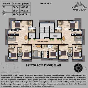Project Image of 433.78 - 1058.53 Sq.ft 1 BHK Apartment for buy in Mass Eminence