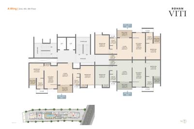 Project Image of 777.9 - 1114.0 Sq.ft 2 BHK Apartment for buy in Rohan Viti