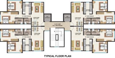 Project Image of 495.0 - 637.0 Sq.ft 2 BHK Apartment for buy in KUL Tulip