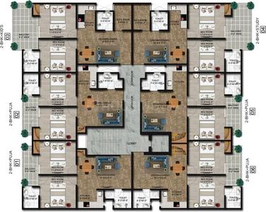 Project Image of 1020.0 - 1480.0 Sq.ft 2 BHK Builder Floor for buy in Stark Twin Chalet