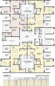 Project Image of 560.0 - 857.0 Sq.ft 2 BHK Apartment for buy in Mittal Sun Sapphire Wing F E C D