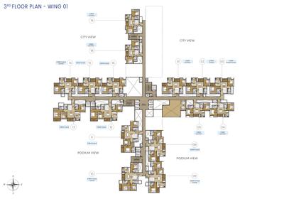 Project Image of 1097.0 - 4131.0 Sq.ft 2 BHK Apartment for buy in Northern Lights By Puravankara KVN