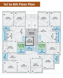 Project Image of 489.11 - 595.46 Sq.ft 1.5 BHK Apartment for buy in Shreenath Shubhashish Residency