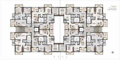 Project Image of 411.0 - 592.0 Sq.ft 1 BHK Apartment for buy in Prabhavi Shilp Swamini Apartment