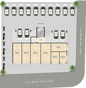 Aaradhya Tulip Aaradhya Tulip Cluster Plan for ground Floor 1