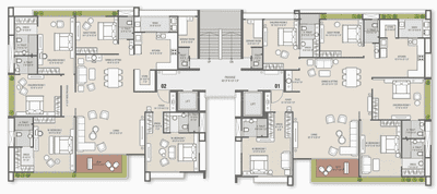 Project Image of 1251.42 - 3106.38 Sq.ft 3 BHK Apartment for buy in Shreepad Shivanta Vivanta