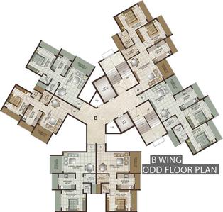 Project Image of 269.31 - 432.0 Sq.ft 1 BHK Apartment for buy in Lakhani Orchid Woods