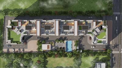 Project Image of 436.58 - 621.08 Sq.ft 1 BHK Apartment for buy in Dolphin Palms Wing A And B