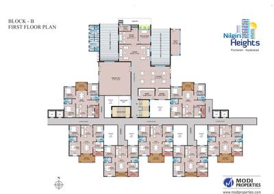 Project Image of 1325.04 - 1450.01 Sq.ft 2 BHK Apartment for buy in Modi Nilgiri Heights