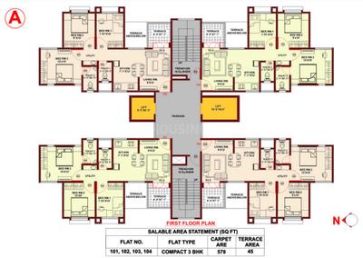 Project Image of 427.0 - 1180.0 Sq.ft 1 BHK Apartment for buy in Kumar Utsav