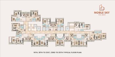 Project Image of 308.06 - 640.45 Sq.ft 1 BHK Apartment for buy in Paradise Noble Sky