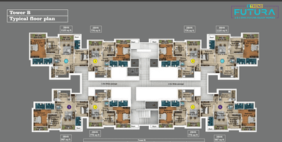 Project Image of 721.0 - 1120.0 Sq.ft 2 BHK Apartment for buy in Saheel Itrend Futura