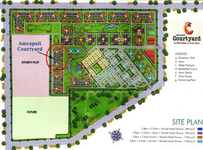 Amrapali Courtyard Master Plan 1