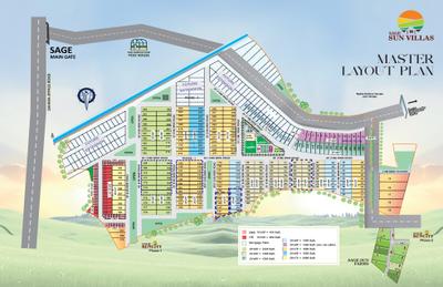 Project Image of 1200.0 - 2320.0 Sq.ft Residential Plot Plot for buy in Sage Sunvillas