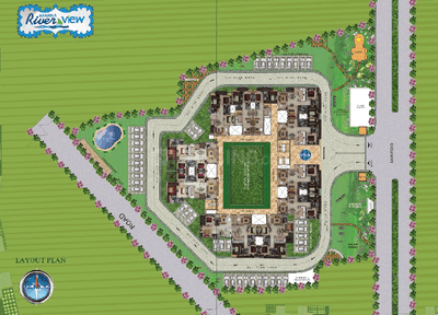 Project Image of 1375.0 - 2500.0 Sq.ft 2 BHK Apartment for buy in Aparna River View