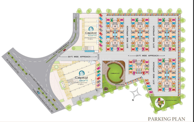Project Image of 352.0 - 666.0 Sq.ft 1 BHK Apartment for buy in Kalp Capitol Flora And Capitol Icon
