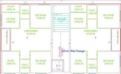 Advait GARs Park View Apartment Advait Infra Cluster Plan For Typical Floor Plan 1