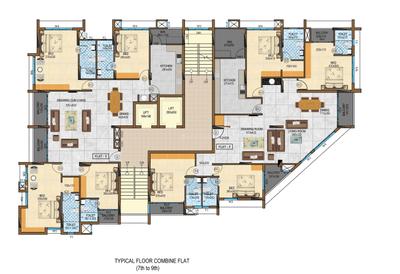 Project Image of 970.0 - 2490.0 Sq.ft 2 BHK Apartment for buy in Unitac Blue Castle