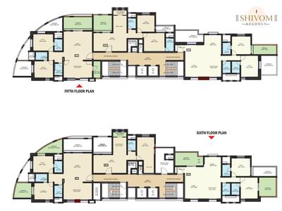Project Image of 587.0 - 1295.0 Sq.ft 2 BHK Apartment for buy in Space Shivom Regency