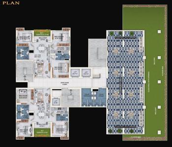 Project Image of 1796.0 - 2425.0 Sq.ft 3 BHK Apartment for buy in ATK The Burj