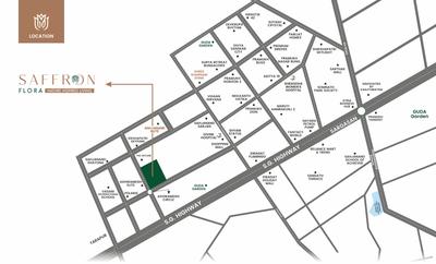 Project Image of 911.81 - 987.8 Sq.ft 3 BHK Apartment for buy in Saffron Flora