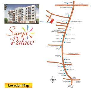 Project Image of 1070.0 - 1630.0 Sq.ft 2 BHK Apartment for buy in Surya Palace