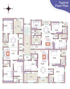 Eminent Akshayam Akshayam Cluster Plan from 1st to 4th Floor 1