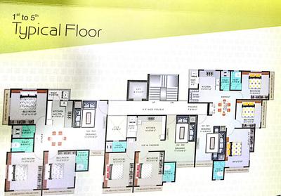 Project Image of 640.45 - 858.42 Sq.ft 2 BHK Apartment for buy in Shree Ram Krishna Skyz