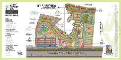 Project Image of 557.0 - 1223.87 Sq.ft 2 BHK Apartment for buy in 16th Parkview Gaur Yamuna City