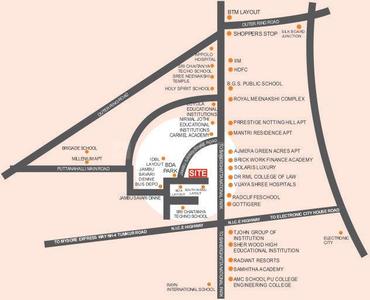 Project Image of 850.0 - 1450.0 Sq.ft 2 BHK Apartment for buy in Excel Hillridge Residency