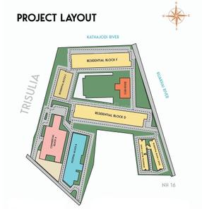 Project Image of 1243.43 - 2248.4 Sq.ft 2 BHK Apartment for buy in Dion Riverside Township
