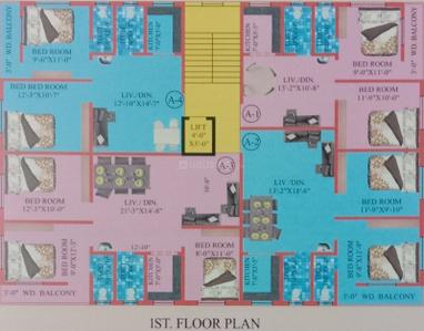 Project Image of 550.0 - 943.0 Sq.ft 2 BHK Apartment for buy in Siddhi Ganesh Apartment
