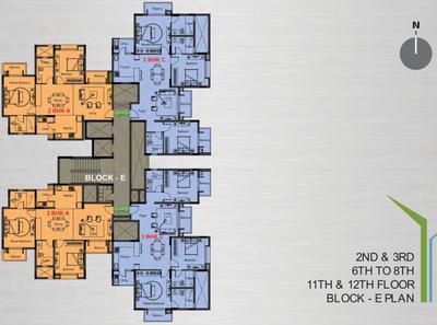 Project Image of 1260.0 - 2385.0 Sq.ft 2 BHK Apartment for buy in DNR Arista Phase 1